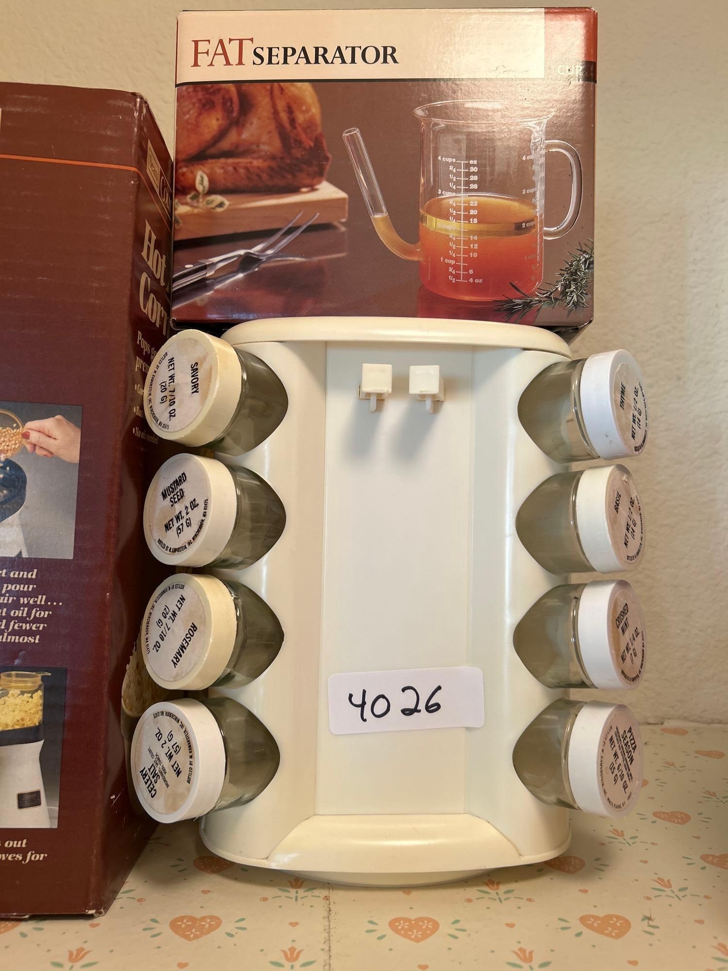 Spice Rack And Fat Separator (1 of 1)