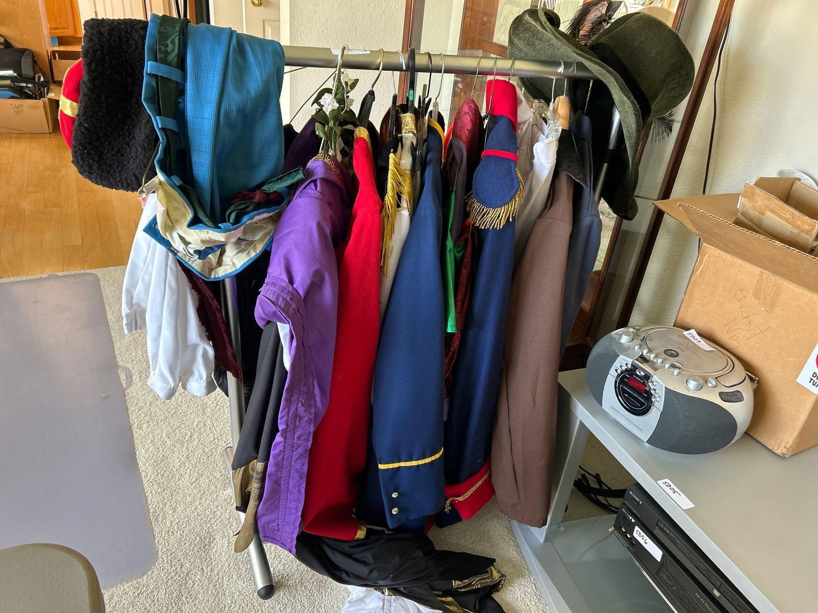 Men's Costumes: Men's costumes. Approximate size large.