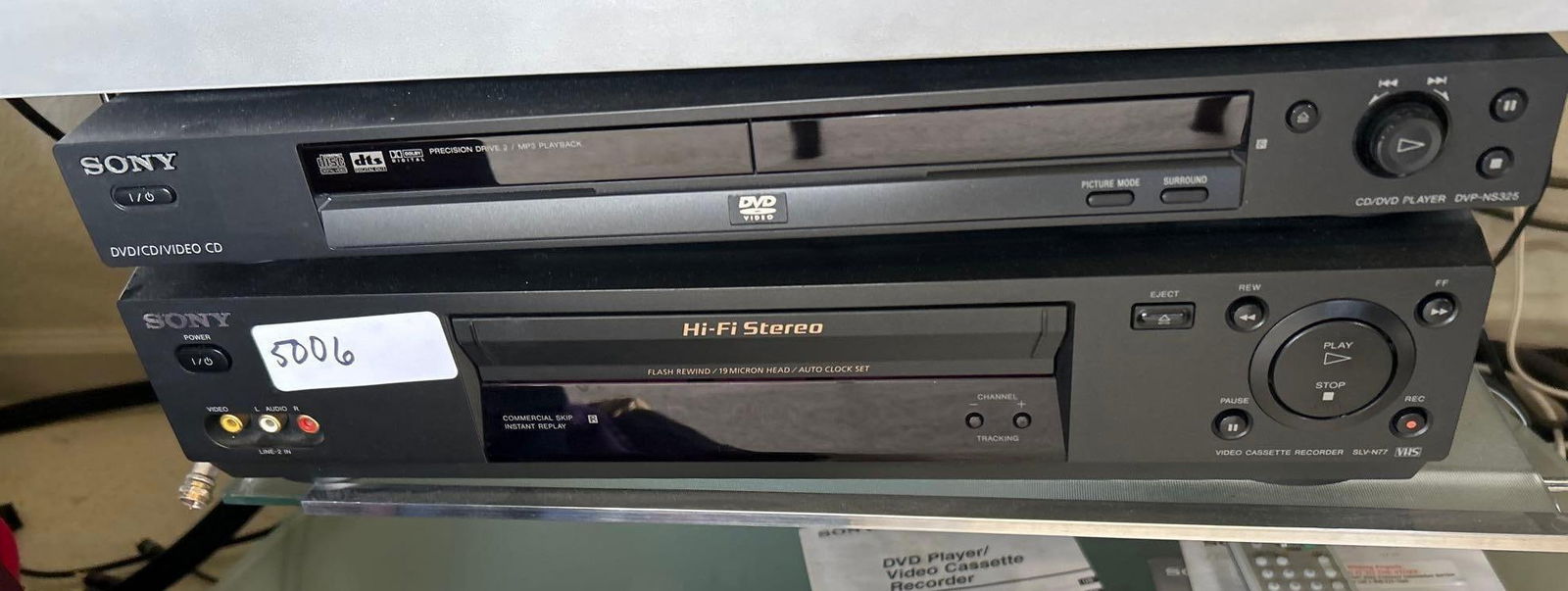 Sony Dvd Player And Sony Video Cassette Recorder (1 of 1)