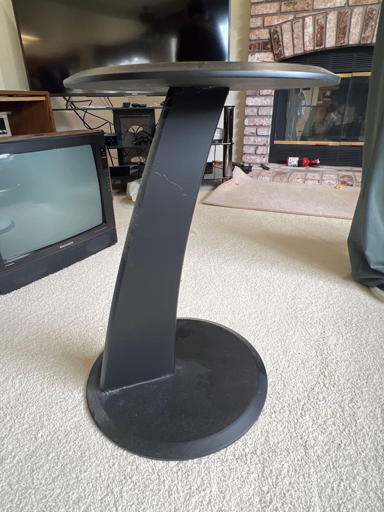 Small Black Side Table - 3