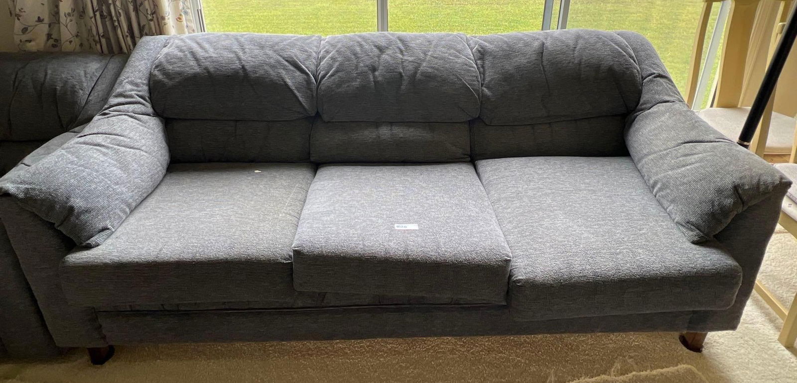 Grey Sofa: Grey sofa.