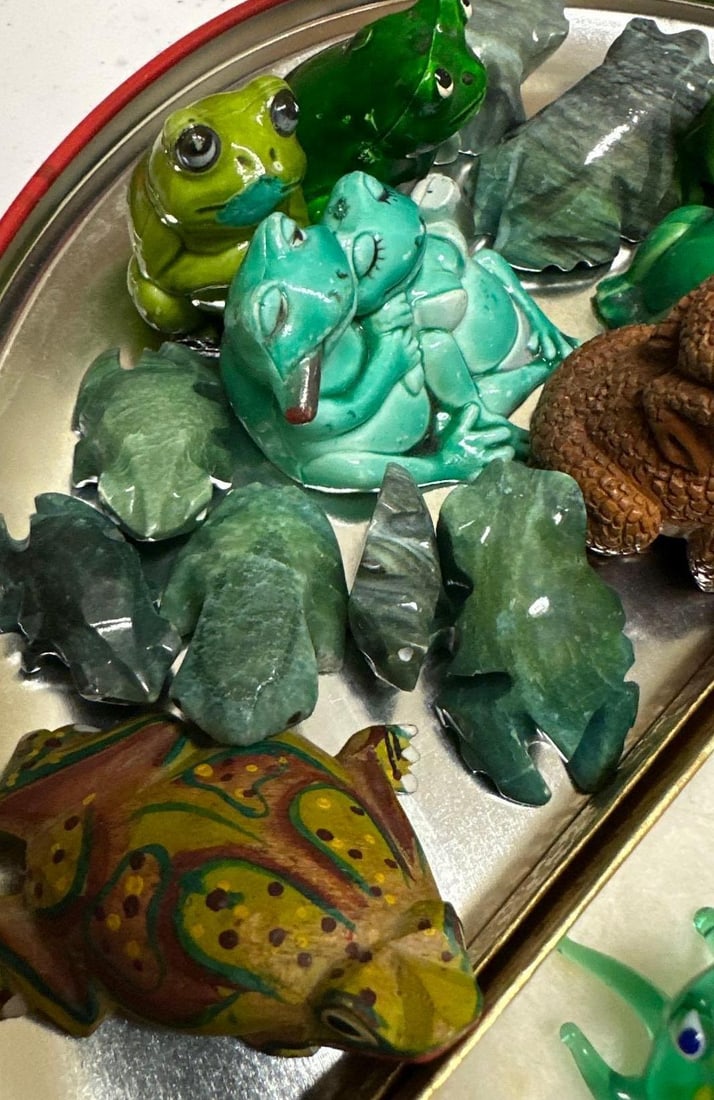 Frog Themed Miniature Figures - 3