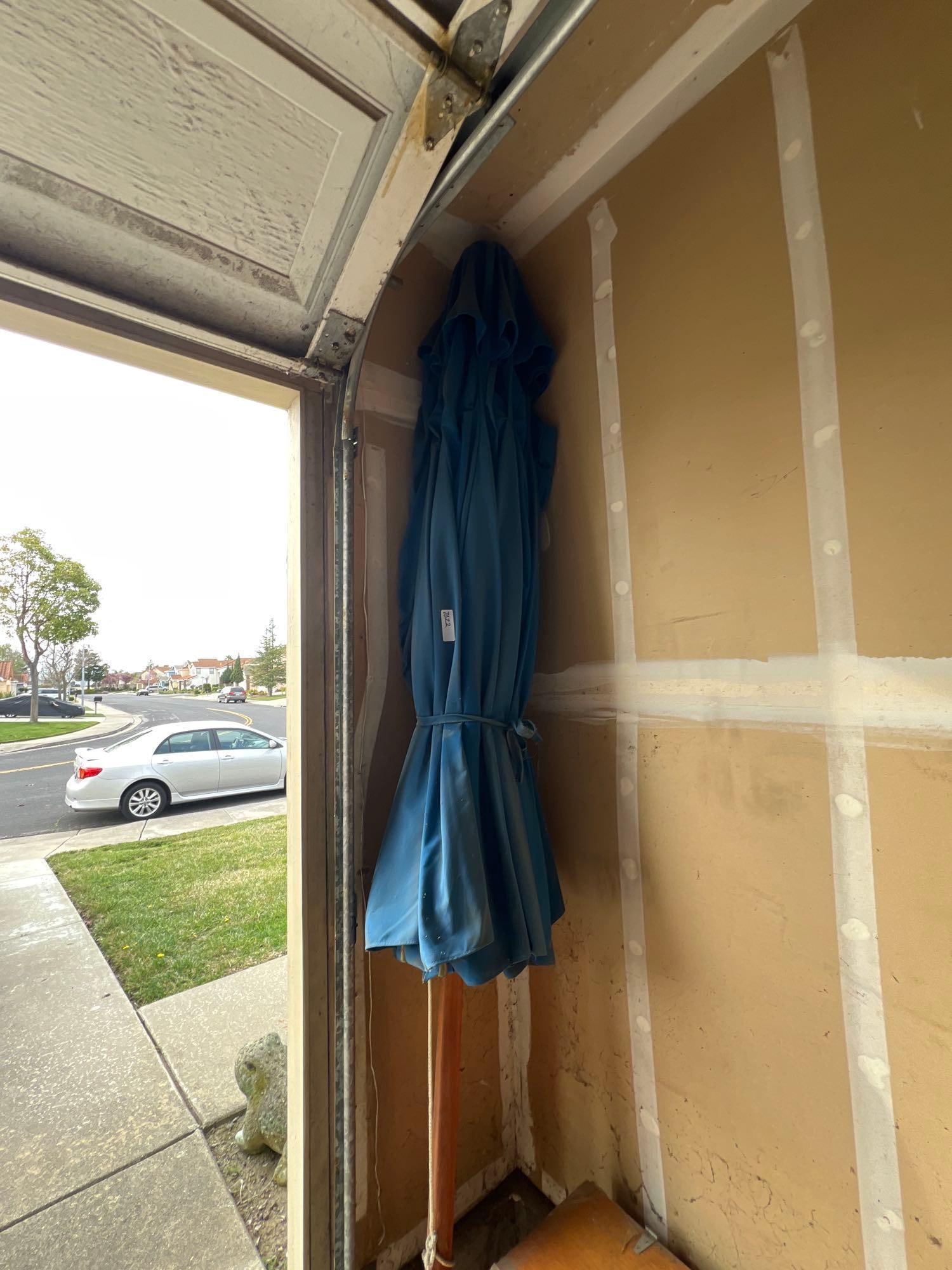 Large Outdoor Umbrella With Stand (1 of 2)