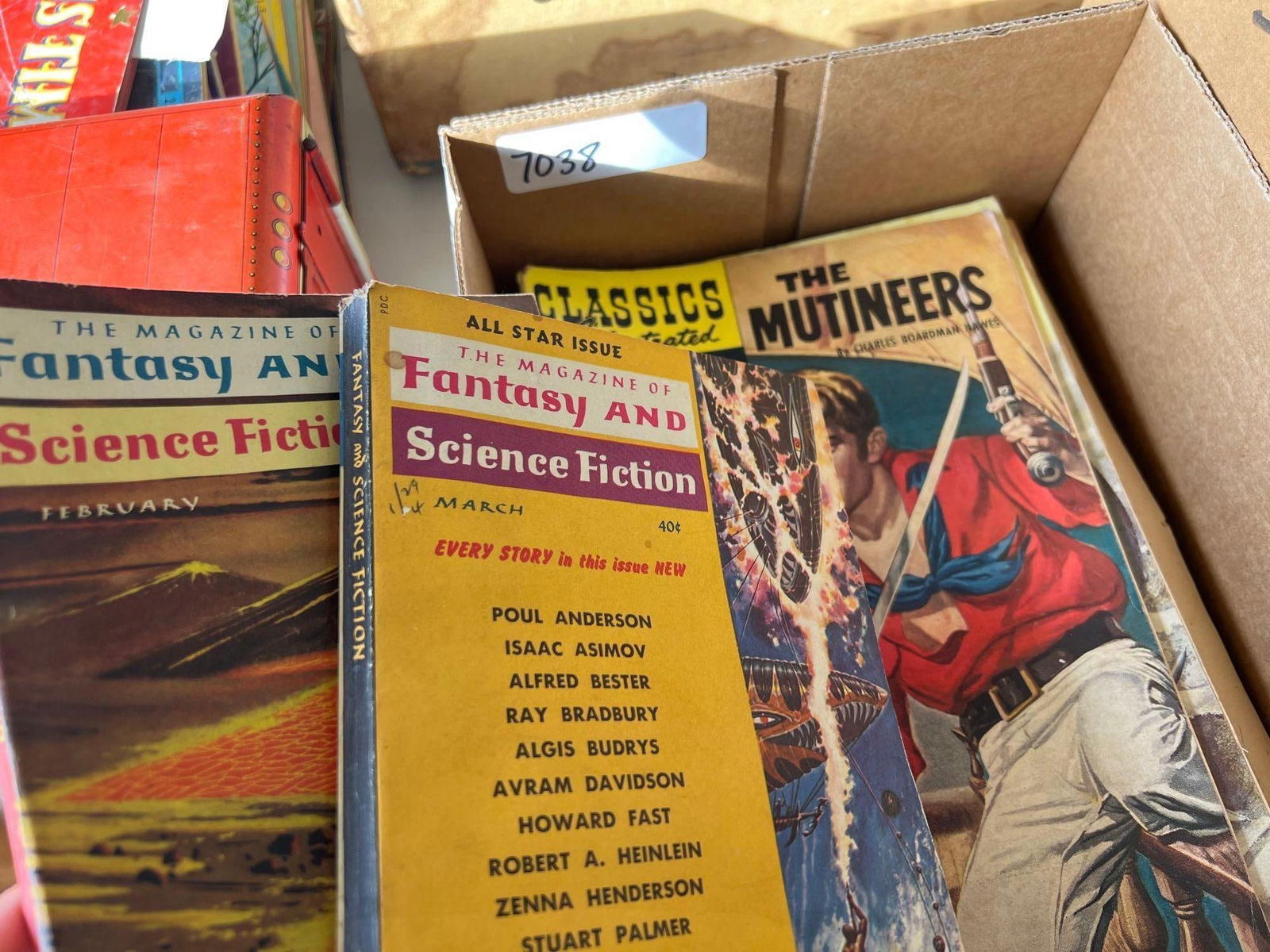 1950's Science Fiction Magazines & Classics Illustrated Comic Books (1 of 3)