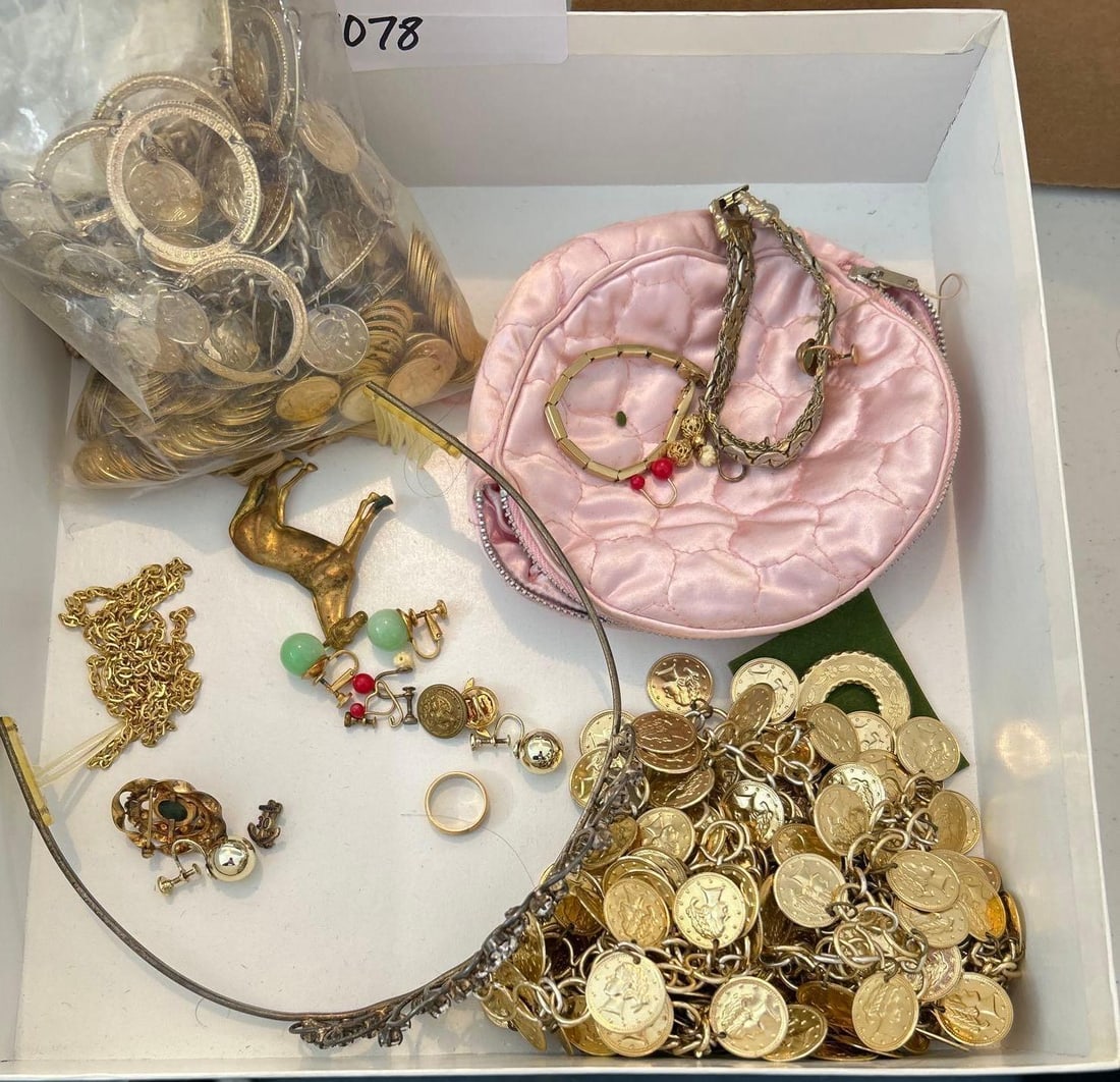 Costume Jewelry, Belly Dancing Belts & Rhinestone Tiara (1 of 2)