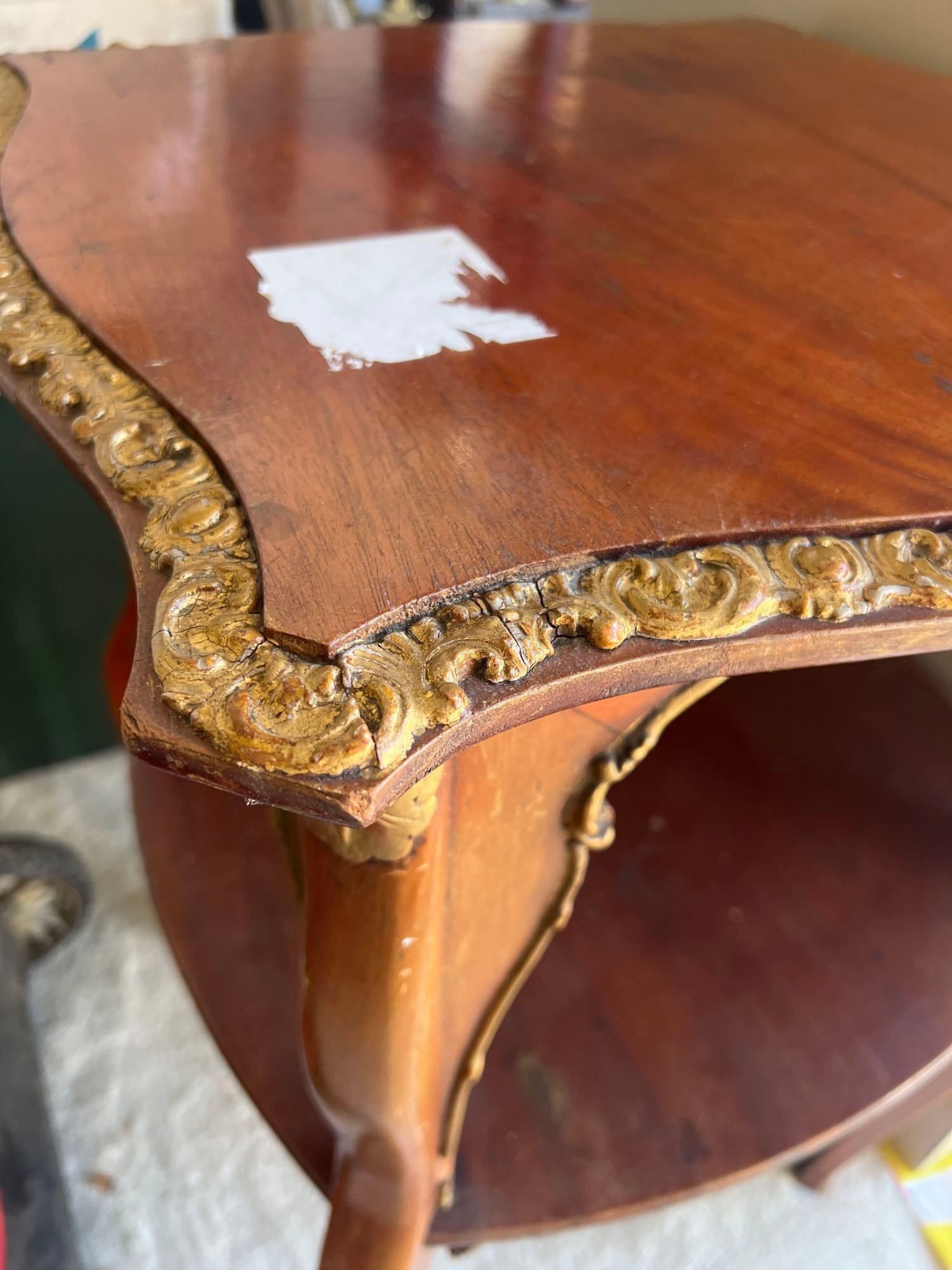 Two Tiered Side Table - 2