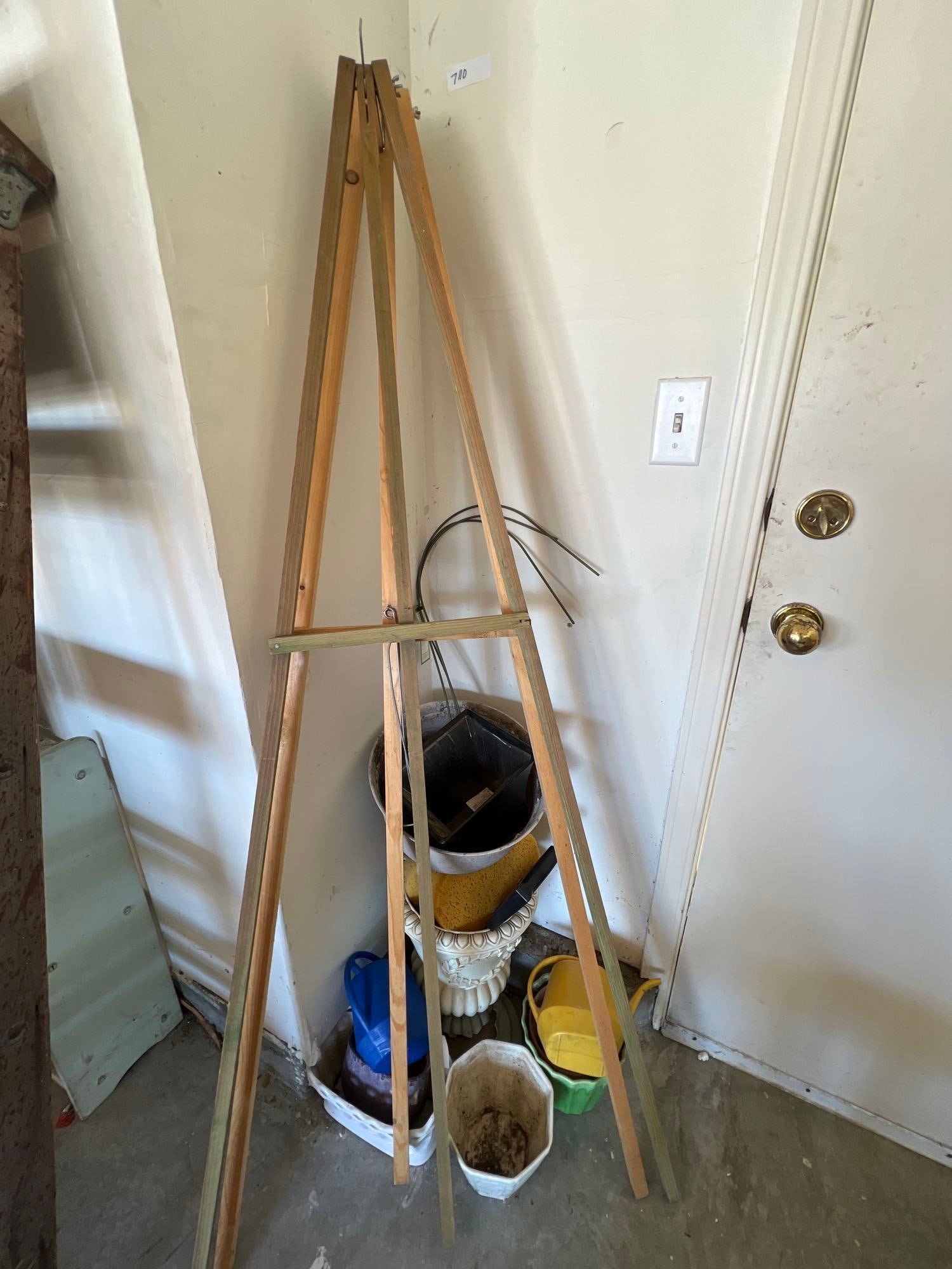 Planters And Floral Stands: Planters and floral stands.