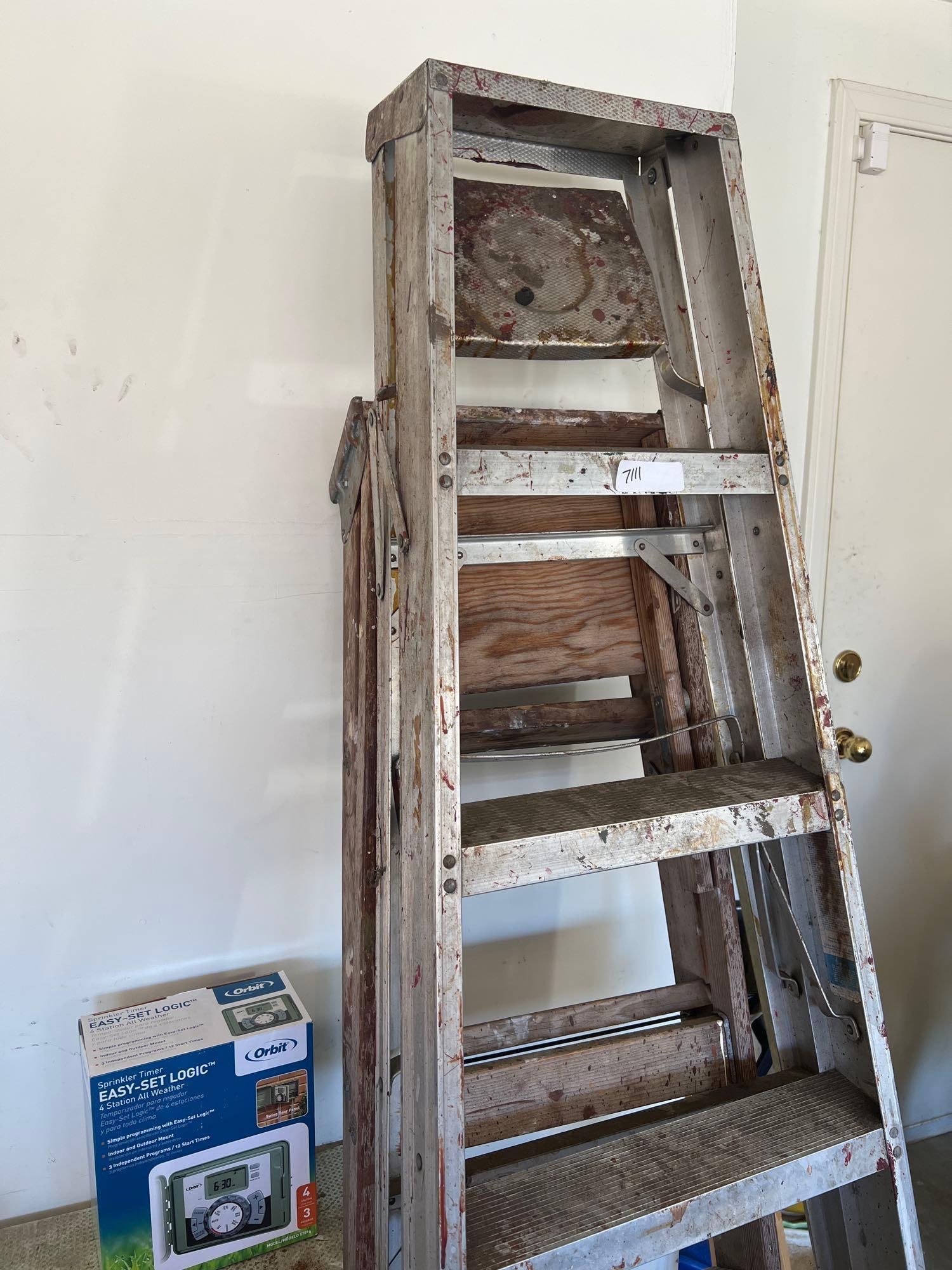 Two Folding Ladders, 6 Foot And 5 Foot (1 of 3)
