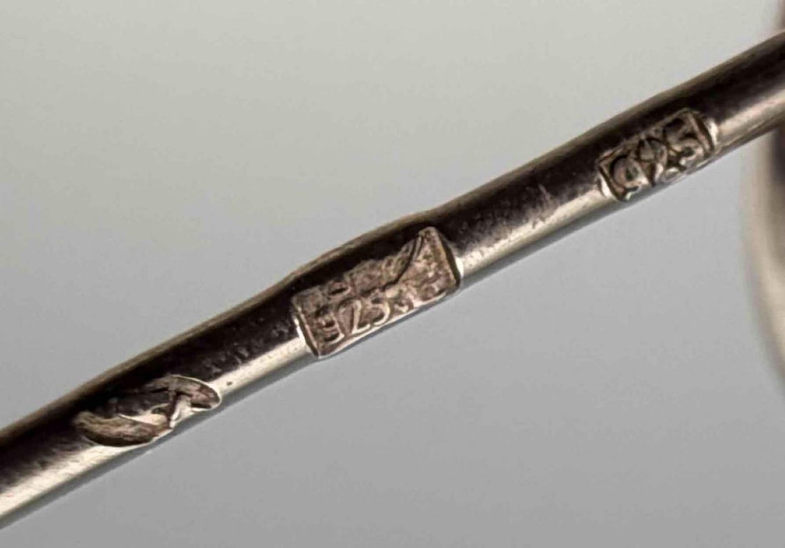 Three Sterling Silver Brooches - 6