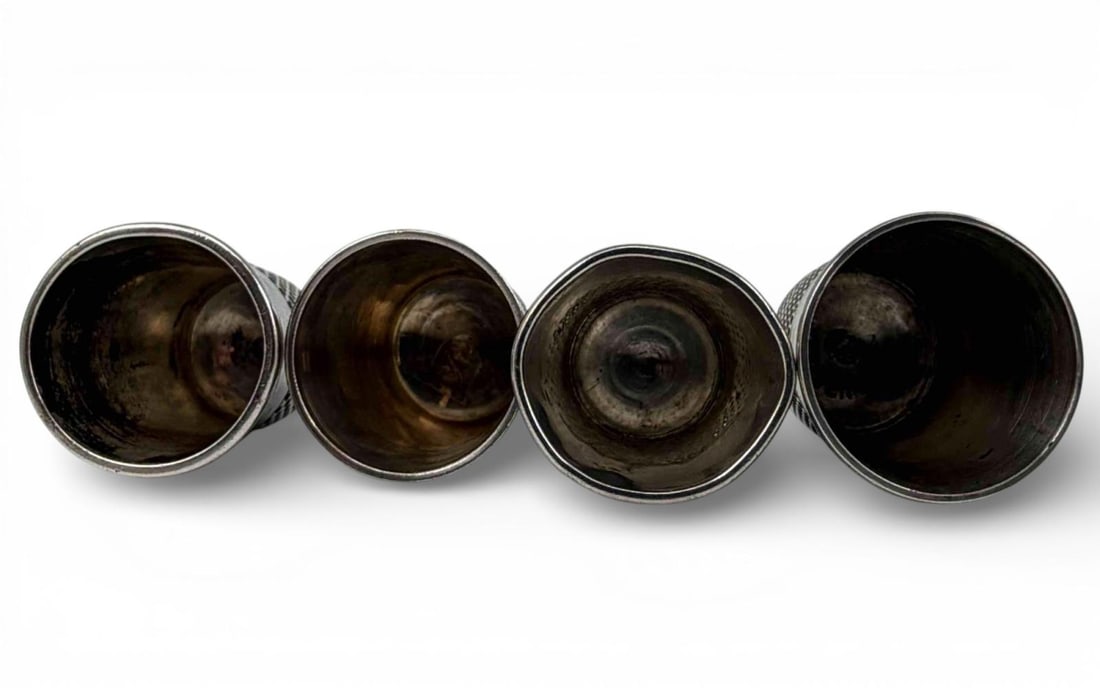 Eight Sterling Silver Thimbles - 9