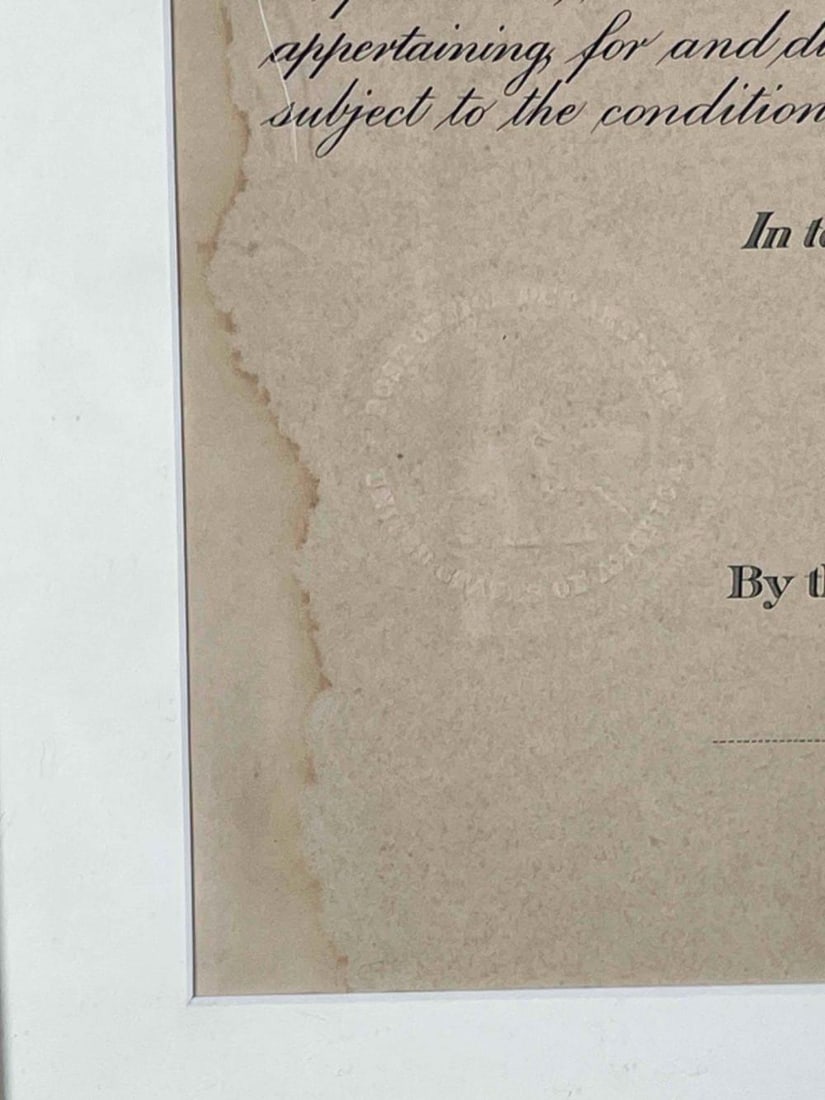 President Herbert Hoover Signed Postmaster Appointment Document - 11