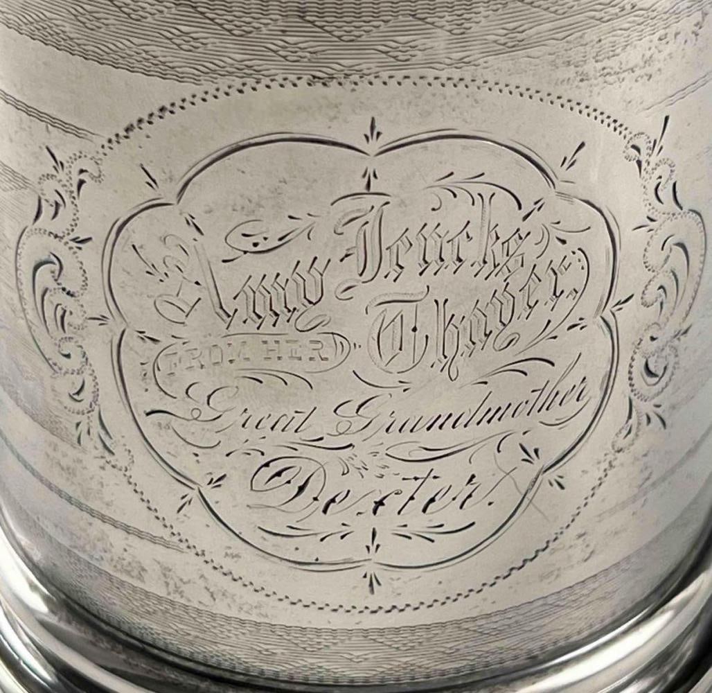 American Coin Silver Presentation Cup - 9