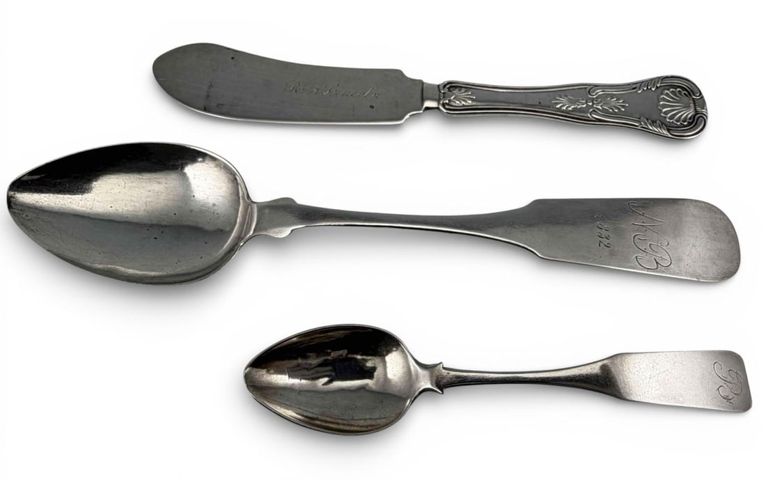 American Coin Silver Flatware - 2