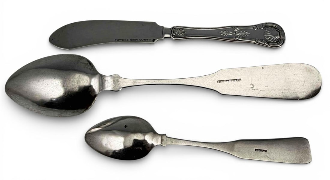 American Coin Silver Flatware - 3