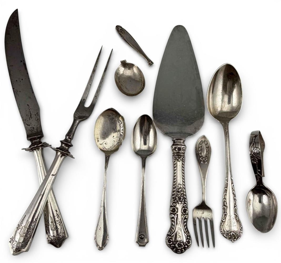 Silver Flatware, Including Serving Pieces (1 of 12)
