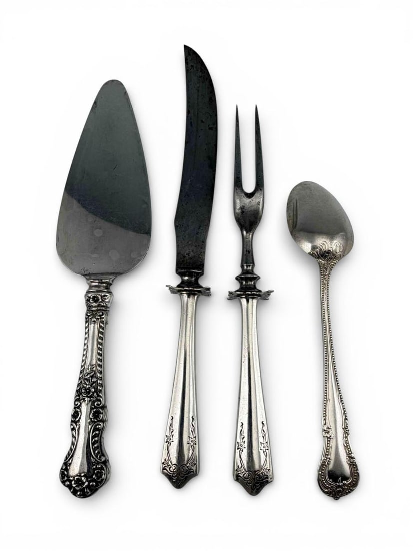 Silver Flatware, Including Serving Pieces - 3