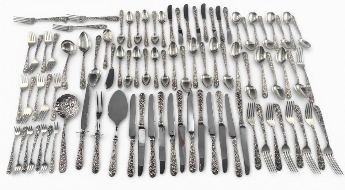 S. Kirk & Son Sterling Silver Flatware Service, 89 Pieces (1 of 20)