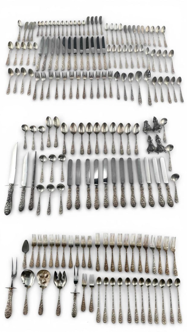 Stieff Sterling Silver Flatware Service, 170 Pieces (1 of 19)
