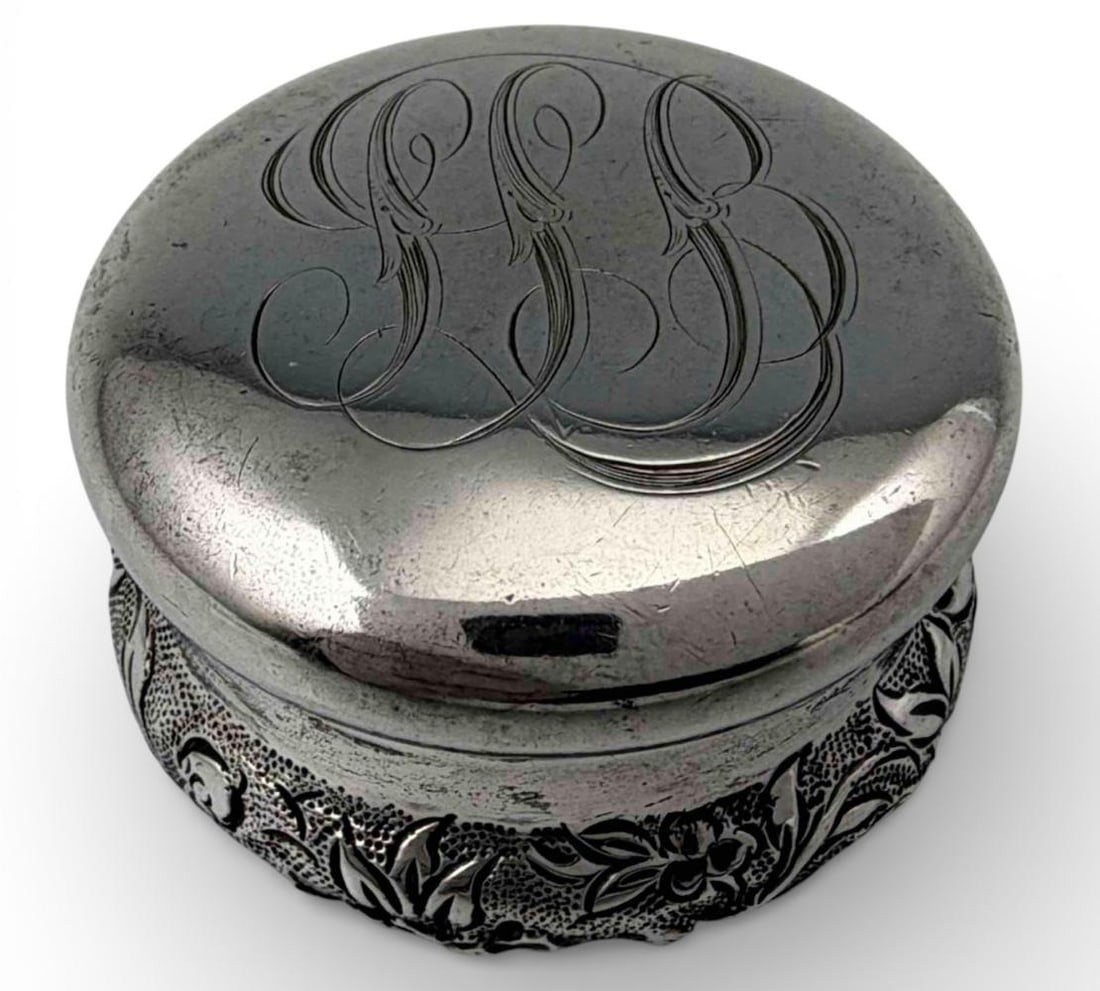 Sterling Silver Trinket Box - 3