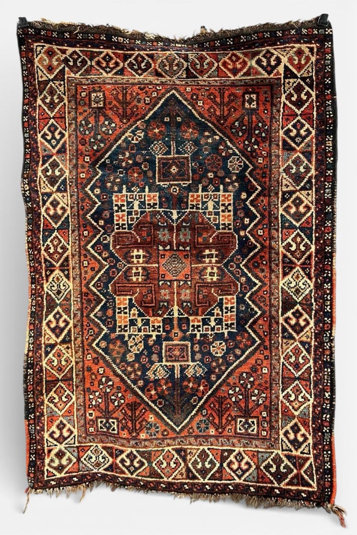Hand Knotted Kurdish Tribal Wool Rug (1 of 12)