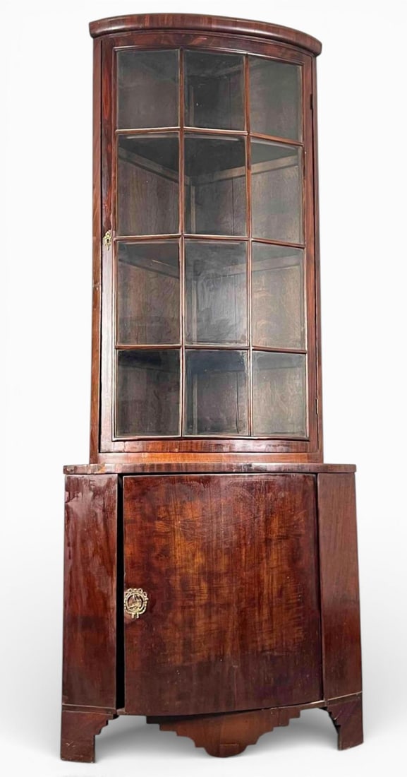 Antique French Provincial Style Corner Cupboard (1 of 12)