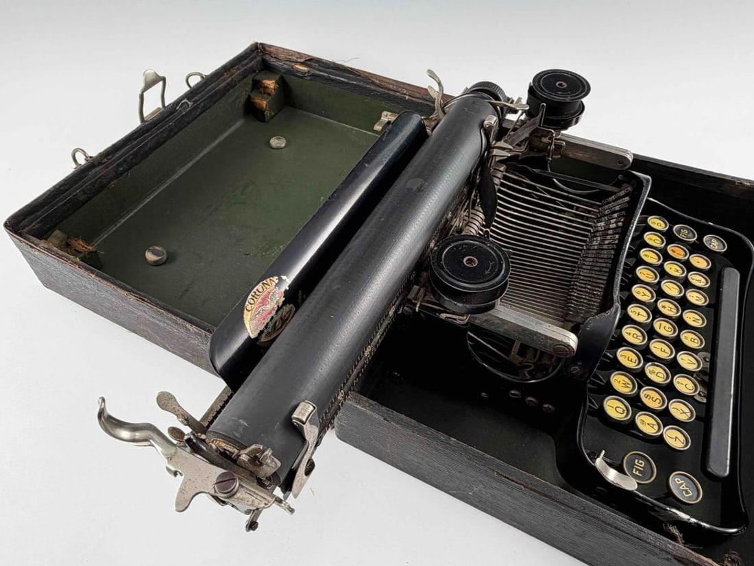 Corona Portable Folding Typewriter - 17