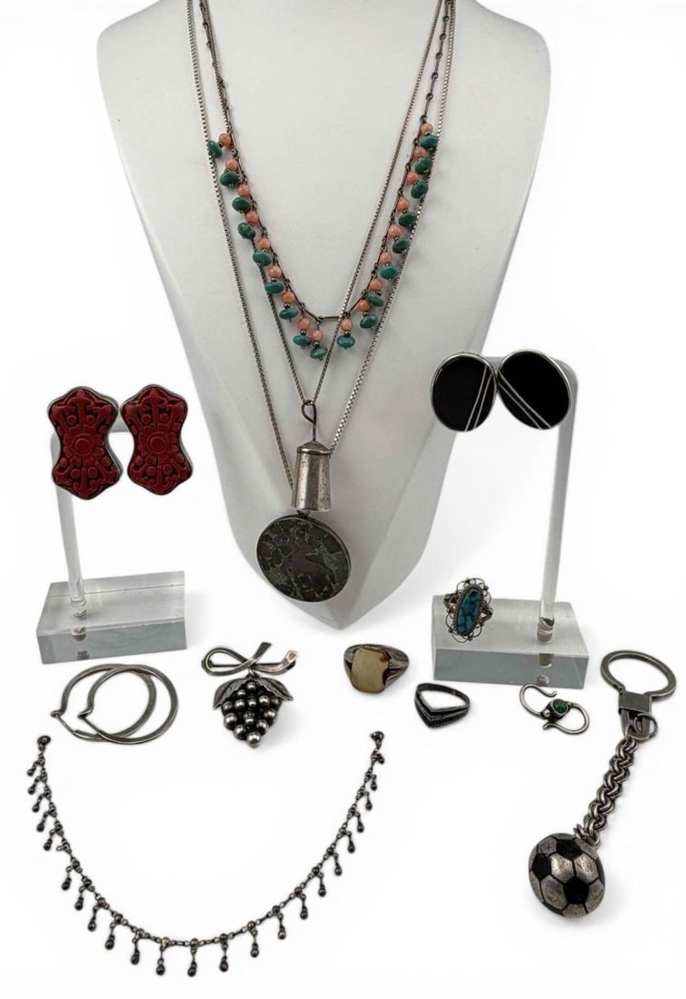 Lot Of Sterling Silver Jewelry (1 of 16)