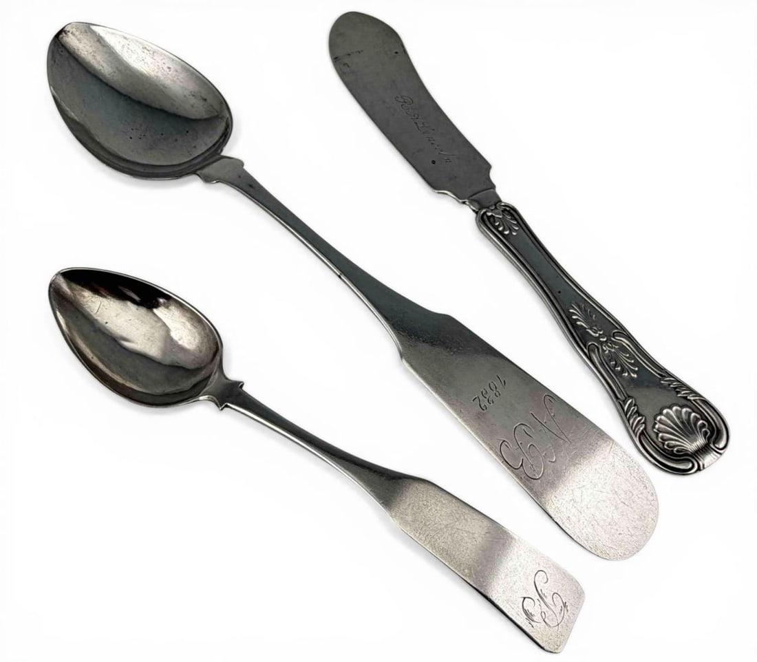 American Coin Silver Flatware (1 of 10)