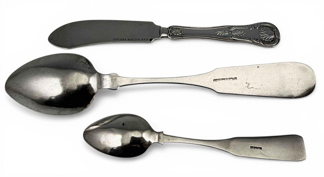 American Coin Silver Flatware - 3