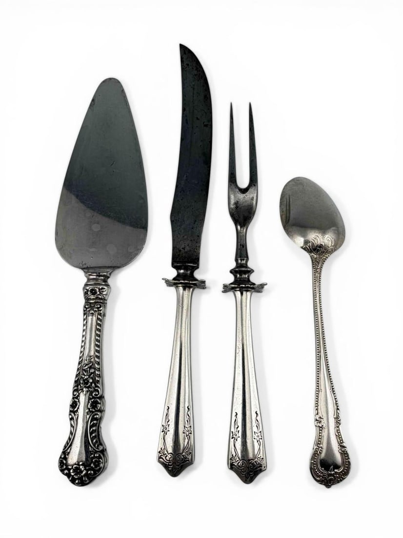 Silver Flatware, Including Serving Pieces - 3