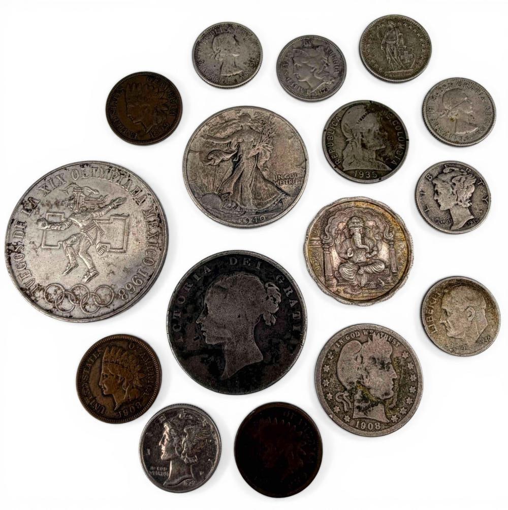 U.S. And Foreign Coins, Including Silver (1 of 7)