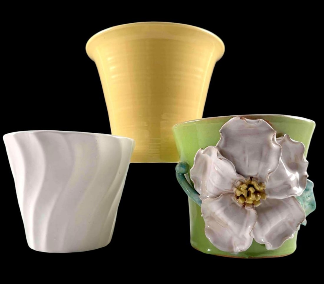 Mid Century California Pottery Jardinieres, Including Bauer, Sorcha Boru (1 of 18)