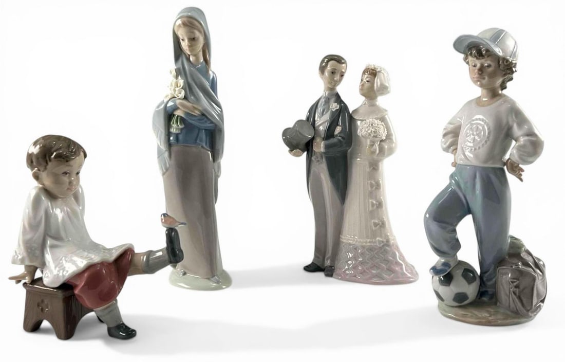 Four Lladro Porcelain Figures (1 of 15)