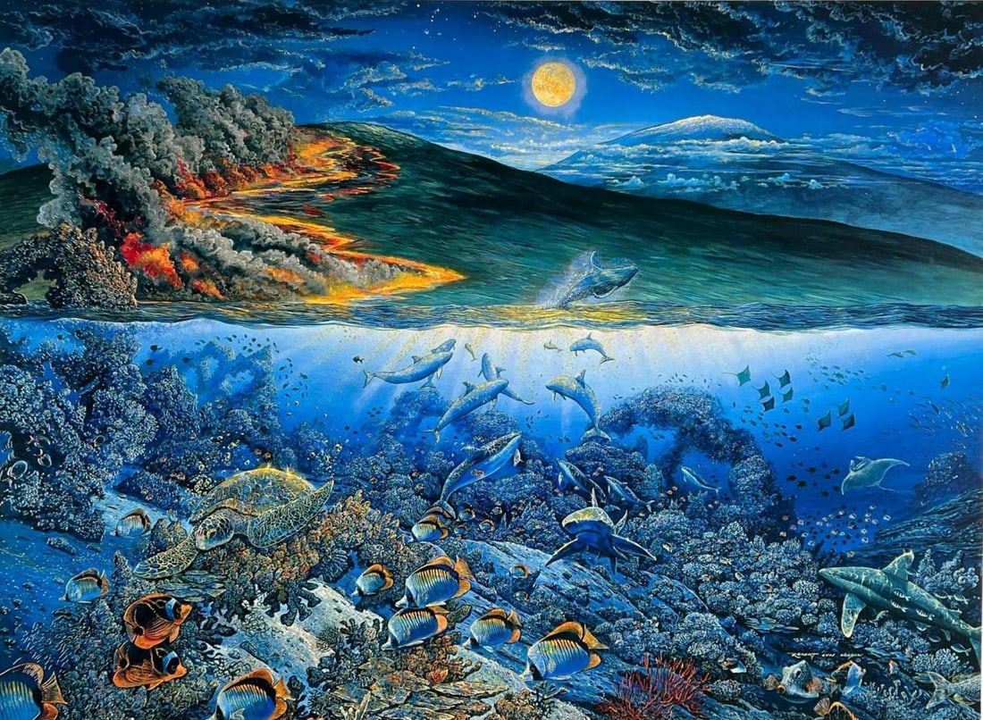 Robert Lyn Nelson (American, b. 1955), Wonders Of Mahea-Lani, Color Serigraph (1 of 12)