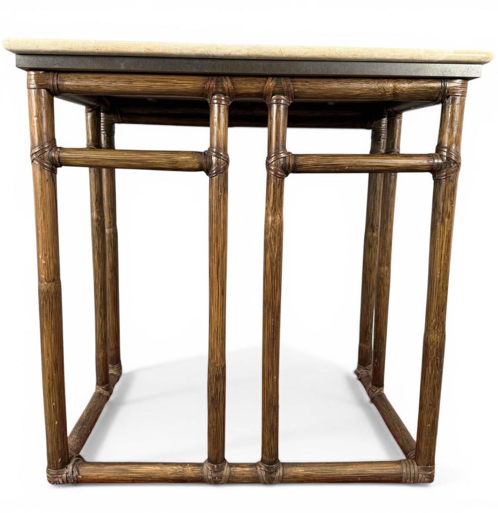 McGuire Stone Top Side Table - 3