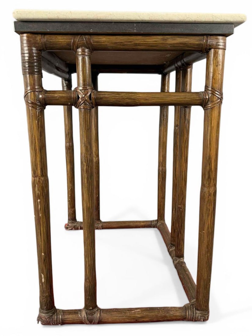 McGuire Stone Top Side Table - 5