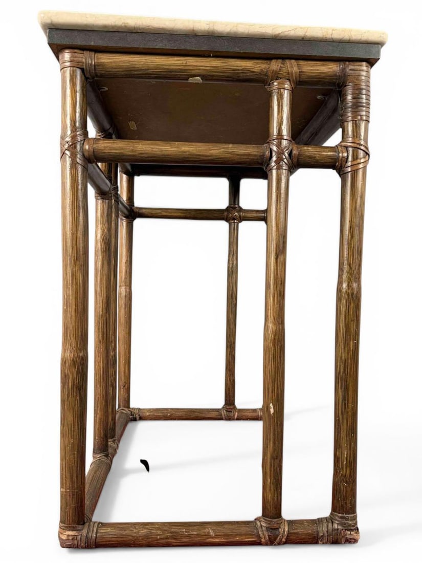 McGuire Stone Top Side Table - 6