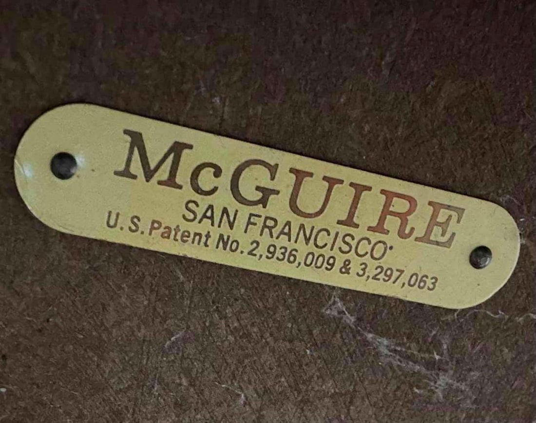 McGuire Stone Top Side Table - 8