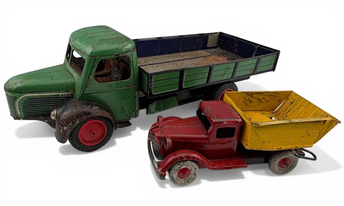 Two Tin Toy Trucks, Including Mont Blanc, Mid 20th C. (1 of 19)