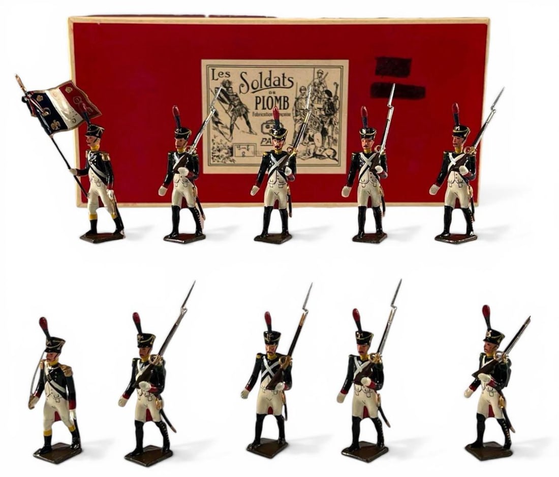 CBG Mignot, Napoleonic Wars, Voltigeurs De La Guarde, 1812, 10 Pieces (1 of 13)