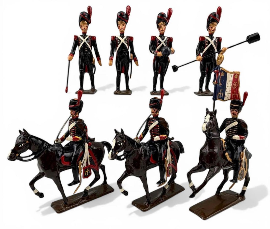 CBG Mignot, Napoleonic Wars, Artillery Gun Crew & Artillery of The Guard, Lead Toy Soldiers (1 of 15)