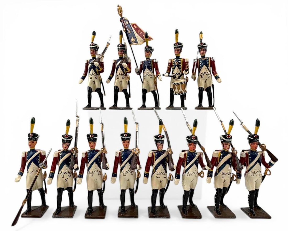 CBG Mignot, Napoleonic Wars, 4th Swiss Regiment, 1810, 13 Pieces (1 of 13)