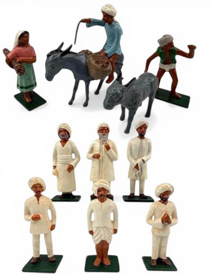 Marlborough Military Models, Durbar Series, Indian Civilians, Children And Donkeys, D63 & D40 (1 of 14)