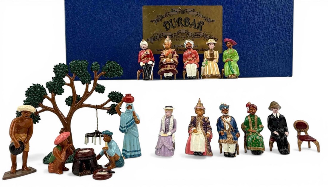 Marlborough Durbar Series, Indian Bazaar, Figures From The Well, Review Stand, D65, D61, D54 (1 of 17)