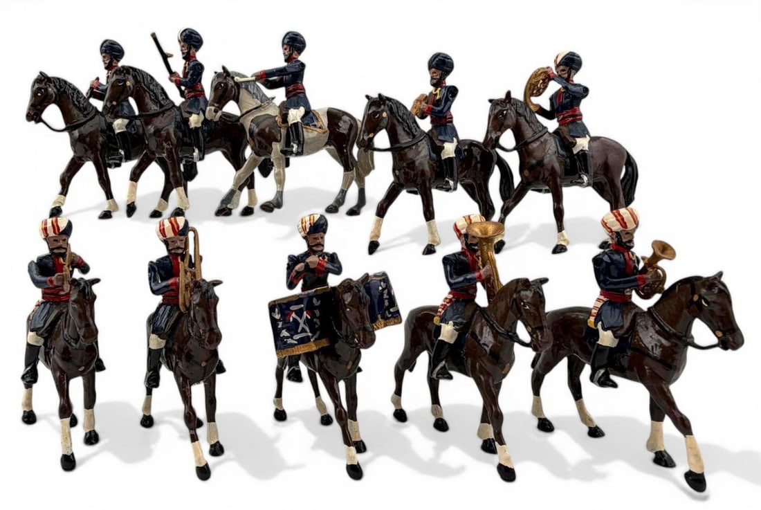 Trophy Miniatures, 13th Bengal Lancers, Duke Of Connaught's Own, Ten Piece Mounted Band (1 of 19)