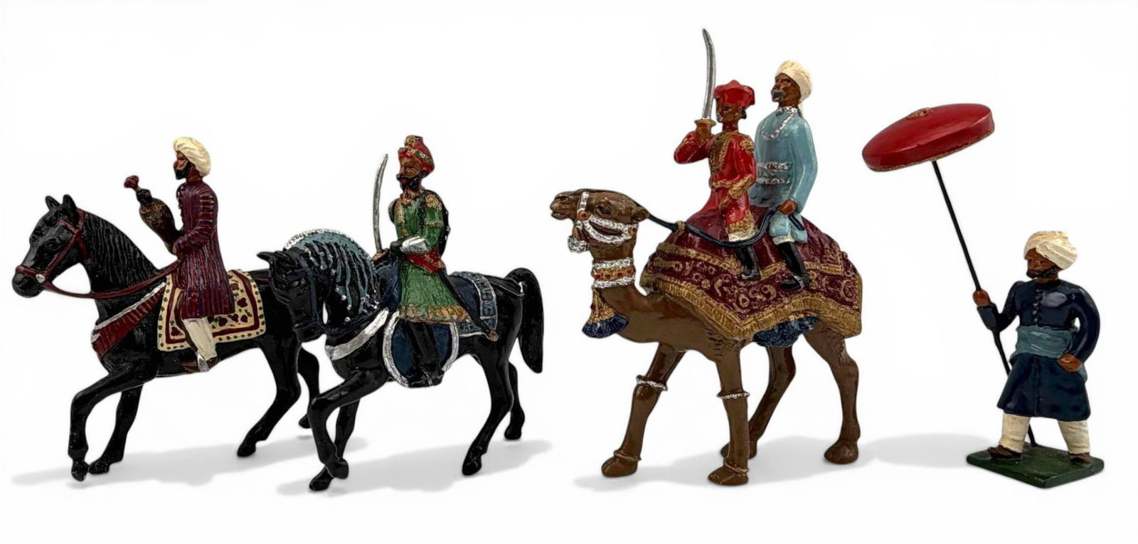 Marlborough Durbar Series Toy Soldiers, Princes And Falconer With Camel & Horses (1 of 8)