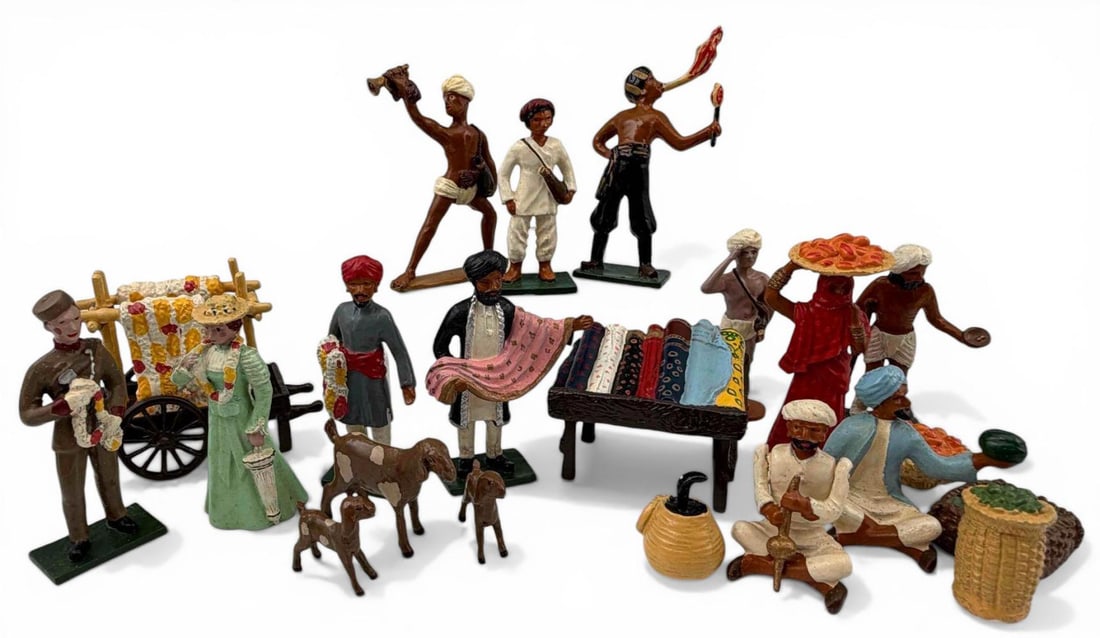 Marlborough Military Models, Durbar Series, Indian Bazaar, D8A, D8B, D8C, D8D (1 of 20)