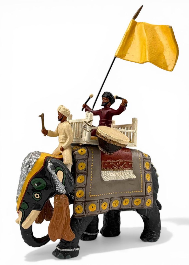 Marlborough Military Models, Durbar Series, Elephant Kettle Drummer, Jaipur, D26 (1 of 8)