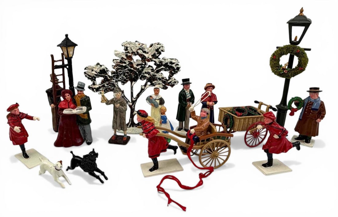 Trophy Miniatures Of Wales, "A Willing Team" #XM13, & Other Victorian Style Christmas Miniatures (1 of 16)