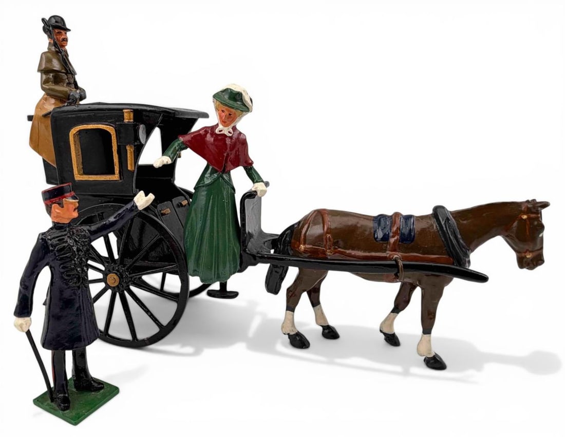 Soldier Centre Miniatures, Horse Drawn Hansom Cab, Victorian Series, Set 10 (1 of 17)